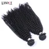 Cabelo Virgem brasileiro Kinky Curly Tecer Cabelo Humano Pacotes 8A Peruano Malaio Indiano Cambojano Mongol Extensões de Cabelo Encaracolado Kinky Remy