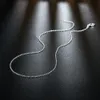 925 Necklace Silver Chain Fashion Jewelry Sterling Silver EP Link Chain 1mm Rolo 16 24 Inch4452009