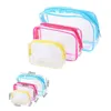 PVC Clear Women Makeup Cosmetic Bag Waterproof Transparent Make Up Organizer Storage Wash Travel Toiletry Accessories Supplies ZA2546