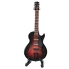 Handgjorda Mini Instrument Electric Guitar Model Decoration Wood Miniature Instrument Guitar Toys2766578