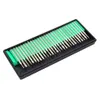 Atacado- 30 PCs / Set DIY 3.0mm Corundum Diamond Rodos Jade Gravura de Vidro Cabeça de Polimento de Polimento para Broca Ferramenta Nail Art Manicure