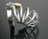 Stainless Steel Small Male Chastity device belt Adult Cock Cage With Curve Cocks Ring Bondage Sex Toys