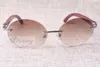 Высококачественные круглые модные солнцезащитные очки в стиле ретро 8100903, солнцезащитные очки в натуральную клетку с деревянными зеркальными ножками, качественные очки, размер 58-18-1243Z