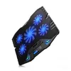 New 12-15.6 inch laptop Cooling Pad Laptop cooler USB Fan with 5 cooling Fans LED screen Light Notebook Stand and Quiet Fixture for laptop