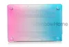 Verblindend Kleur Matte Hard Rubberdized Case Cover Protector voor MacBook Air Pro met Retina 12 13 inch Laptop Crystal Kleurrijke Rainbow Shell