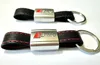 سلسلة مفاتيح سيارة من الجلد الصناعي حلقات مفاتيح Fob يناسب سيارة أودي Sline RS شعار كيرينغ A3 A4 A5 A6 A8 TT RS Q5 Q7Carstyling