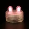 Super Bright Dual LED Submersible Waterproof Tea Lights Decoration Candle Wedding Party Christmas Holiday High Quality decoration light