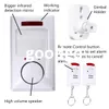 Freeshipping Portable IR Wireless Motion Sensor Detector + 2 Remote Home Security Burglar Alarm System