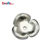 Beadsnice 925 Sterling Silver Flower Bead Caps Small Size Bead Cap for Spacer Beads Bracelets Jewelry Making ID36303 36302