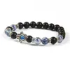 New Arrival Mens Beaded Jewelry Wholesale 8mm Matte Agate, Sodalite Jasper Stone Beads Protection Hamsa bracelets
