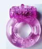 Anneaux de pénis vibrants en silicone chaud, anneaux péniens, anneau de papillon de sexe, jouets sexuels pour hommes vibrateur produits de sexe jouets pour adultes jouet érotique violet rose