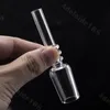 Quartz Dica Domeless Quartz Nails 10 milímetros 14 milímetros 18 milímetros Masculino para Micro Mini Nectar C Dicas Kits de vidro de palha Dab Rigs