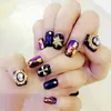 48 Sac / Set 35 CM * 4 cm Mix Renk Transferi Folyo Nail Art Yıldız Tasarım Sticker Çıkartması Polonya Bakımı için DIY Evren Nail Art