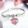 45styles 2022 Mode Bohème Famille Membres Bracelet Affection Alliage Amour Coeur Charme Bracelet