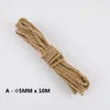 10M Bondage Rope Shibari Natural Burrs Cuerda de yute de alta calidad Fetiche bdsm Bondage Restricciones Juguetes sexuales para parejas Juguetes eróticos 0701