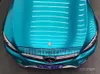 Lake Blue Gloss Metallic Vinyl Wrap for Car Wrap med Air Bubble Pearl Blue Candy Car Styling Vehicle Boat som täcker storlek1 52186K