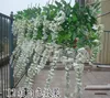 Silk Flower Artificial Flower Wisteria Vine Rattan för Valentine039S Day Home Garden El Wedding Decoration4309151