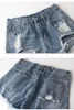 Geben Sie Schiff frei. Machen Sie die alten gewaschenen unregelmäßigen Frauen-Shorts-Löcher, um Seiten-Cowboy-weibliche Hosen mit hoher Taille zu sein, Sommer WS032 Womens Short