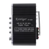 HY803 Mini Amplifier Car Amplifier Bluetooth Amplifier 40W + 40W FM MIC MP3 för motorcykelbil Hem Använd support AC 220V eller DC 12V Input