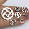 20669 Blandade 40pcs Vintage Silver Alloy Whell Gear Pendant Craft Smycken Fynd