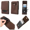 Étuis en cuir de portefeuille de téléphone de 7,2 pouces 6,3 pouces pour iPhone 15 14 13 12 11 XR XS MaX X 7 6 Galaxy S23 S22 Note 20 Fente pour carte de mode Flip Cash Hip Ceinture Clip Pochettes d'argent