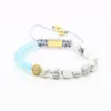 bracciale blu howlite