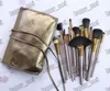 Direto da fábrica DHL Frete Grátis New Makeup Brushes Nude 24 Peças Escova Com Bolsa De Couro!