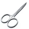 Stainless Steel Women Beauty Makeup Tool Trim Hair Shaping Cutter eyebrow Scissors Embroidered Bend Shear Sewing Scissors