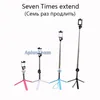 Statieven Houder Selfie Stick Bluetooth 3 in 1 Selfie Timer Monopods Uitschuifbare 270 graden Draaibare Handheld Bluetooth Remote Shutter