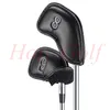 10pcsset New Black Pu Golf Club Iron Head Coverヘッドカバー2012815