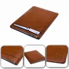 Luxury Retina Sleeve Case Double-deck Pouch with Pocket for Laptop Bags PU Leather Protective Cover for Apple MacBook air 11 12 13 15 inch