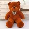 Nova chegada TEDDY urso de pelúcia LUZ BROWN Tamanho gigante JUMBO: 80cm 100 centímetros 120 centímetros 140 centímetros 160 centímetros 180 centímetros 200 centímetros presente de aniversário presente de Natal