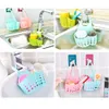 Cestas de armazenamento Home Kitchen portátil de suspensão de drenagem Tools Bag Basket Bath armazenamento Titular Sink