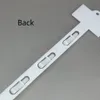 L42CM Plast PP Retail Products Hängande råvaru Display Merchandise Clips Strips 6 Hooks / PC Supermarket Promotion 80PCS