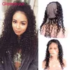 Glamorous 360 Lace Frontal with Cap Brazilian Hair 360 Closure Body Wave Straight Human Hair Frontal 22x4x3