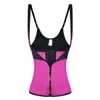 4 colori Cerniera Gancio Donne Nero Lattice Vita Trainer Corsetto Gilet Acciaio Osso Vita Cincher Body Shaper Corsetto -C