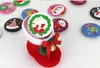 2016 novo estilo 4 cm diâmetro botão pin crachá decoração de Natal presentes de natal Santa Claus boneco de neve