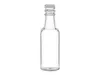 Mini Liquor Flessen 50 ml Clear Mini Lege Plastic Wijn Schot Flessen (Zwart)