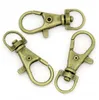 100pcs/lot Lobster Swivel Clasps For Key Ring Bronze Tone High Quality Fine For Jewelry Accessories 33x13mm