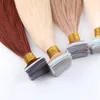 Elibess Brésilien Remy Human Heuving Skin Waft Hair Extension 25gpcs 40pcs Lot Blonde Color Tape in Human Hair7793238