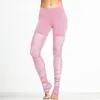 Mulheres malha leggings retalhos pretos running aperteiras azuis aptidão fitness calça magro verde calças de esportes transparentes push up gym leggings