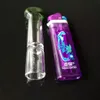 Accessori per bong per tubi a bocca piatta Bruciatore a nafta unico Bong in vetro Tubi per acqua Tubi per tubi in vetro Rigs per olio Fumo con contagocce