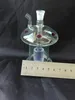 Cogumelos hookah bongs de vidro acessórios, Tubos único queimador de óleo de vidro tubulações de água Cachimbo de vidro plataformas petrolíferas fumadores com conta-gotas