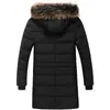 Groothandel - 2016 Winter Houd Warm Wit Duck Down Black Hoody Long Jacket Mannen, M, L, XL, 2XL, 3XL, 4XL Coat Men1 Herenparkas