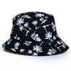 Wiosenne lato mężczyzn kobiety na plaży szerokie słoneczne czapki wzór drzewa kokosowego dorośli Hats Hats Outdoor Tourism Hat Hat GH438499711