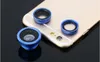 3 in 1 Universele Clip Fish Eye Wide Angle Macro Phone Fisheye Glass Cameralens voor iPhone Samsung Huawei met retailpakket 50pcs goedkoopste