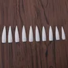 500 Stück scharfe lange künstliche Nagelkunst-Spitzen, Acryl, Salon, weiß, natürlich, klar, langlebig, transparent, weiß, natur4450946