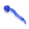 Hookahs Curved Skull Glass Dabber Carb Cap com 5 cores Dabbers Função Quartz Banger Nail