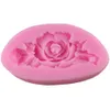 3D Rose Flower Cake Silicone Mold Fondant Cake Decorating Chocolate Candy Molds Resin Clay Soap Mould Kitchen Baking Cake Tools