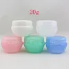 20G farbiger leerer Pilzform-Creme-Kosmetikbehälter Hautpflegecreme-Kunststoffbehälter, Reise-Kompaktbehälter-Dosenhersteller